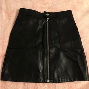 Leather Skirt